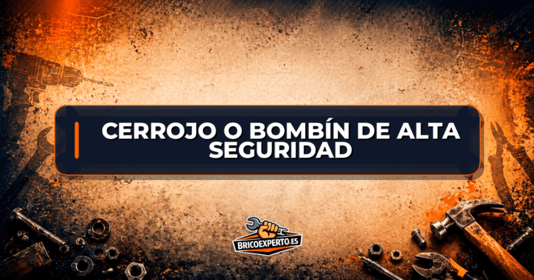 Cerrojo o bombín de alta seguridad Cerrojo o bombín de alta seguridad