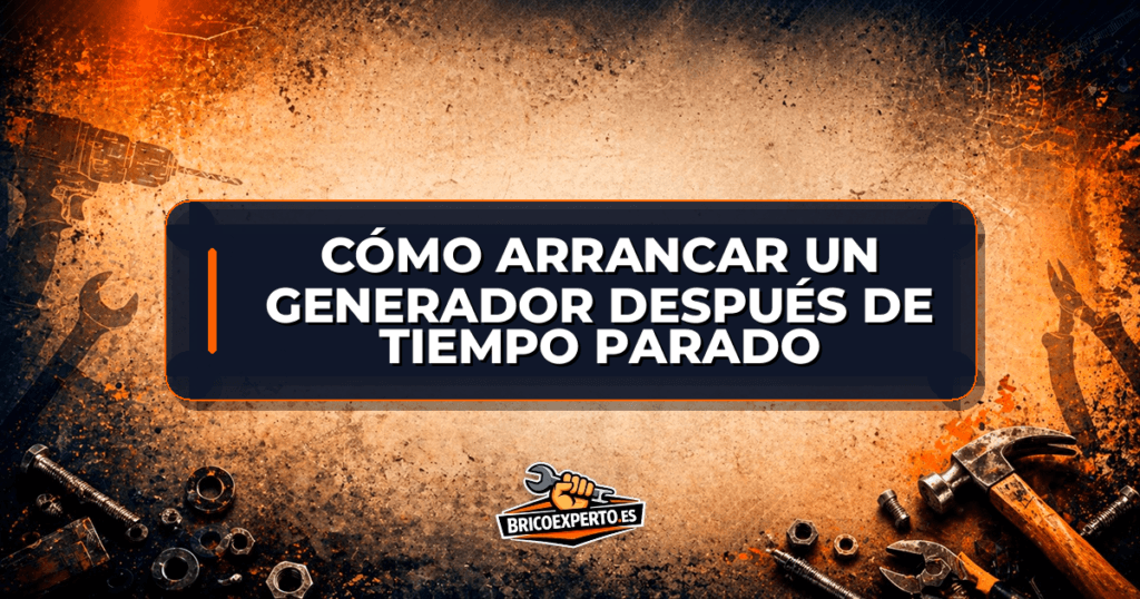 Cómo arrancar un generador después de tiempo parado