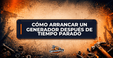 Cómo arrancar un generador después de tiempo parado
