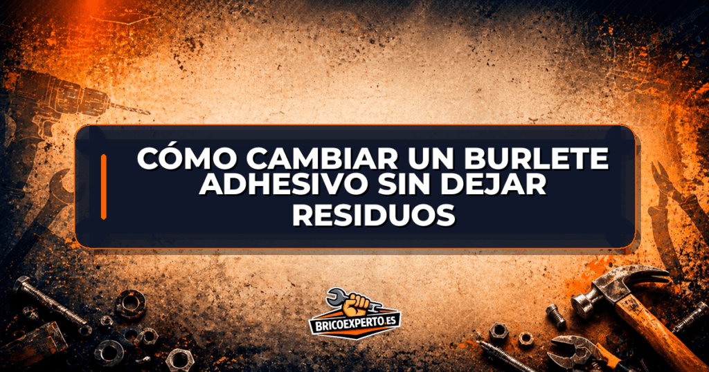 Cómo cambiar un burlete adhesivo sin dejar residuos