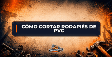 Cómo cortar rodapiés de PVC