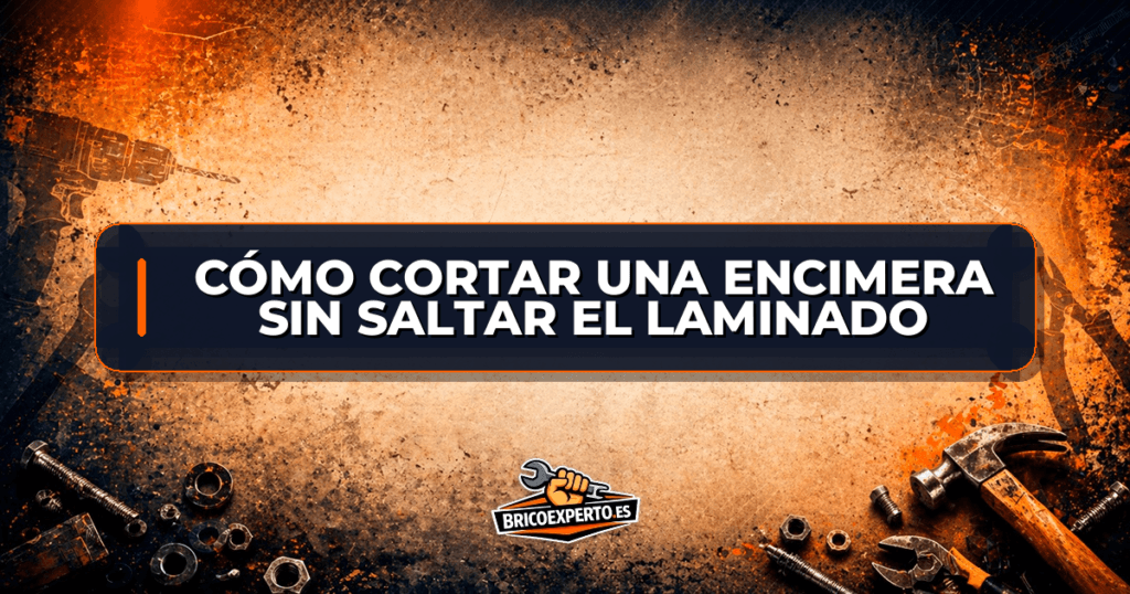 Cómo cortar una encimera sin saltar el laminado