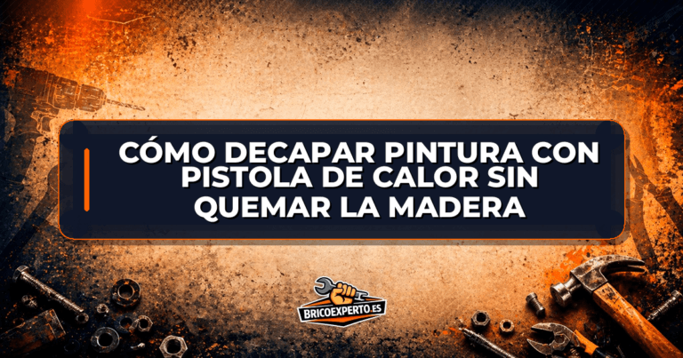 Cómo decapar pintura con pistola de calor sin quemar la madera Cómo decapar pintura con pistola de calor sin quemar la madera