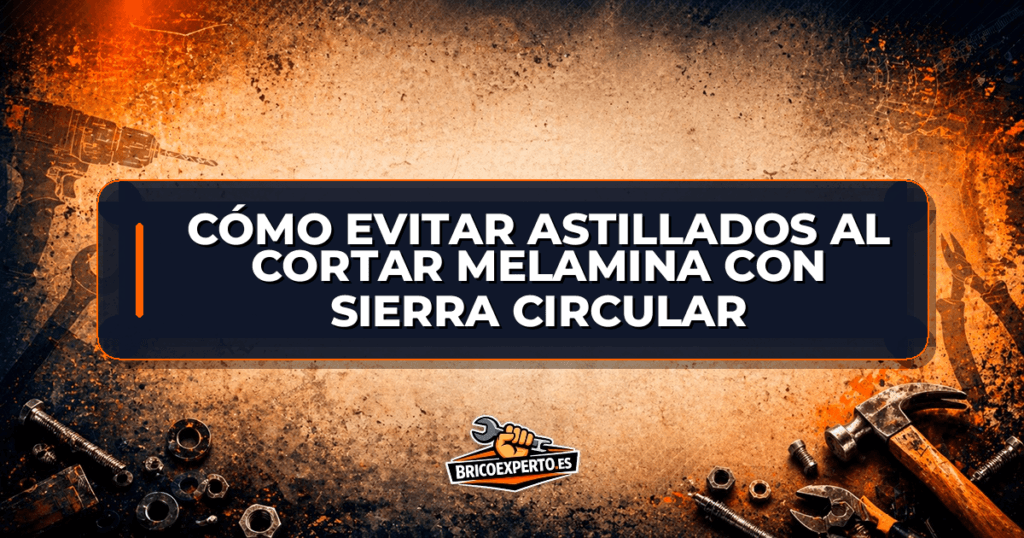 Cómo evitar astillados al cortar melamina con sierra circular