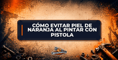 Cómo evitar piel de naranja al pintar con pistola