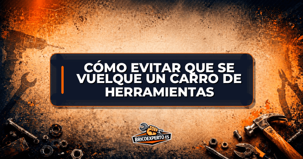 Cómo evitar que se vuelque un carro de herramientas