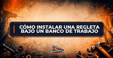 Cómo instalar una regleta bajo un banco de trabajo