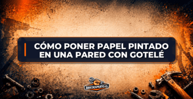 Cómo poner papel pintado en una pared con gotelé