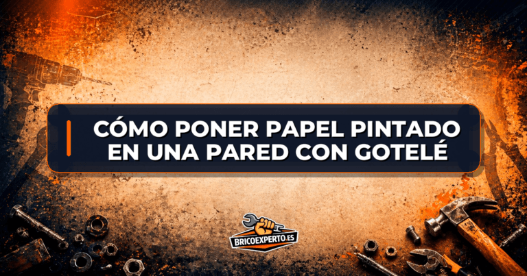 Cómo poner papel pintado en una pared con gotelé Cómo poner papel pintado en una pared con gotelé