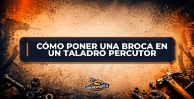 Cómo poner una broca en un taladro percutor