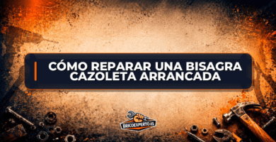 Cómo reparar una bisagra cazoleta arrancada