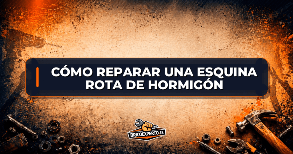 Cómo reparar una esquina rota de hormigón
