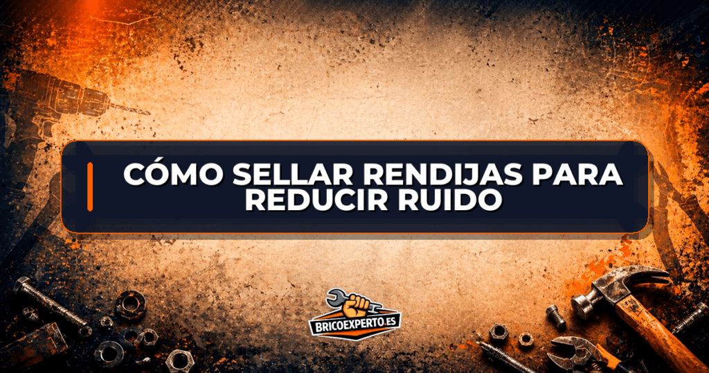Cómo sellar rendijas para reducir ruido