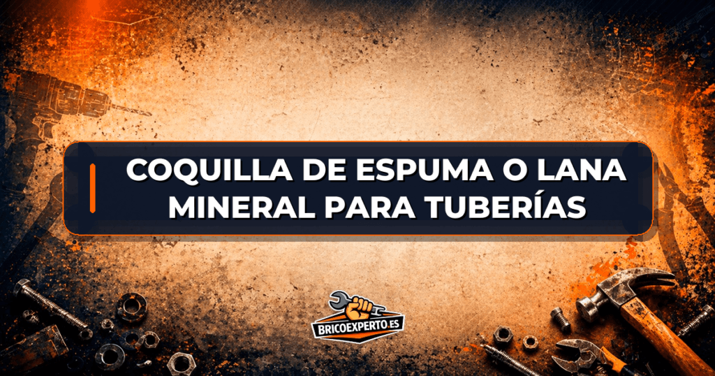 Coquilla de espuma o lana mineral para tuberías Coquilla de espuma o lana mineral para tuberías