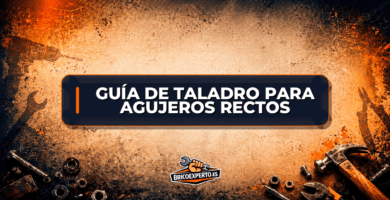 Guía de taladro para agujeros rectos