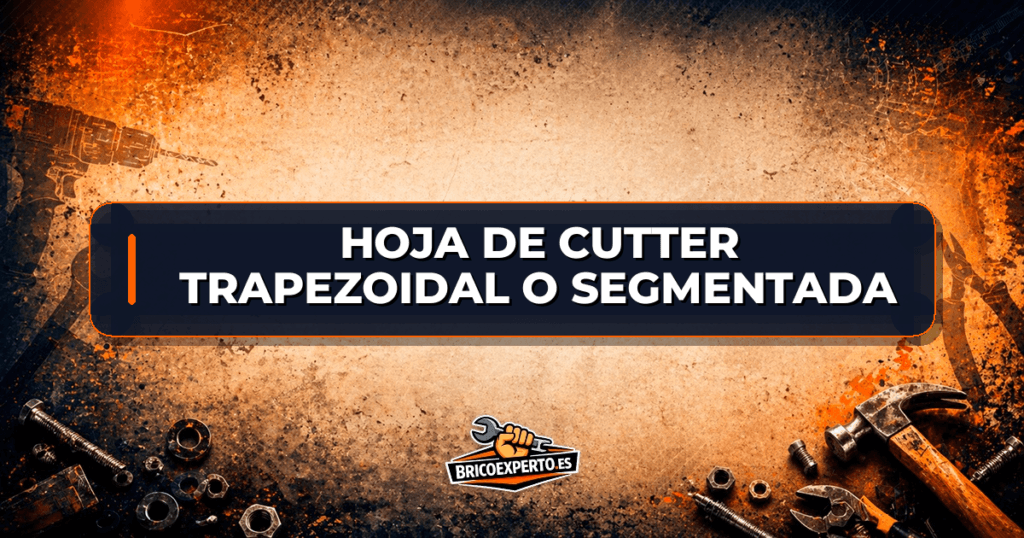 Hoja de cutter trapezoidal o segmentada