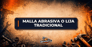 Malla abrasiva o lija tradicional