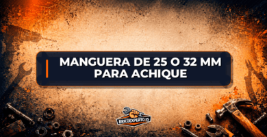 Manguera de 25 o 32 mm para achique