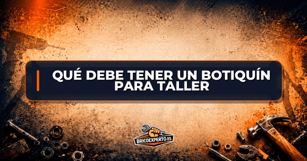 Qué debe tener un botiquín para taller