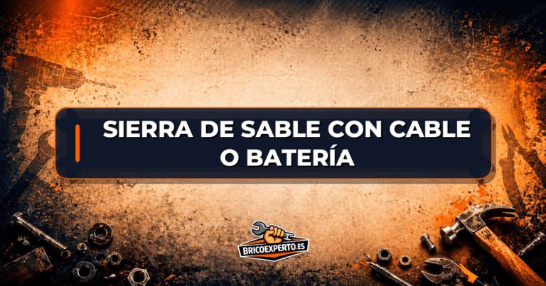 Sierra de sable con cable o batería Sierra de sable con cable o batería