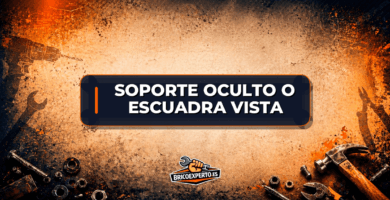 Soporte oculto o escuadra vista