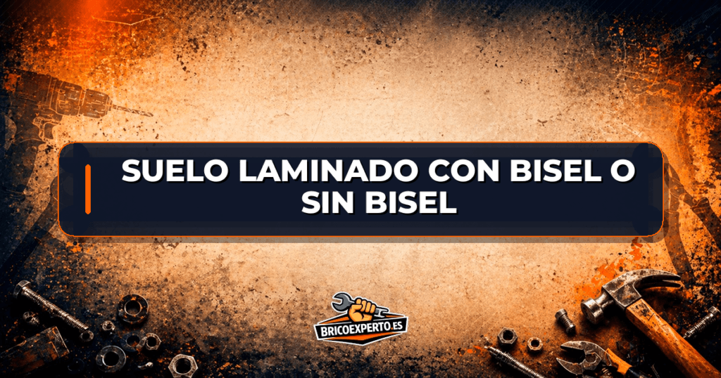 Suelo laminado con bisel o sin bisel
