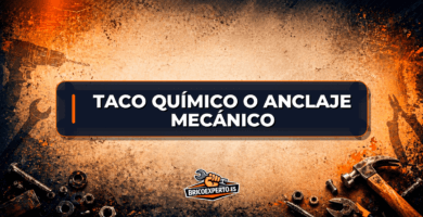 Taco químico o anclaje mecánico Taco químico o anclaje mecánico